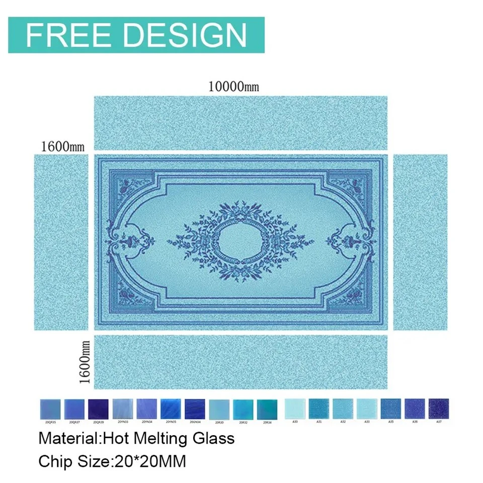 glass mosaic tiles for swimming pool